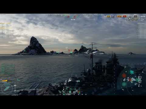 World of Warships Schlieffen secondary build /w DD support