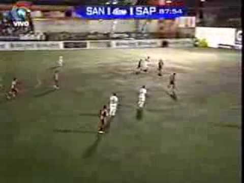 Santos1 vs Saprissa 2 /Diego Estrada - 2T  min87 / 16-09-2013 / ***