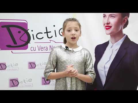 Ilinca Chiriac- Cursant la dicție cu Vera Nastasiu