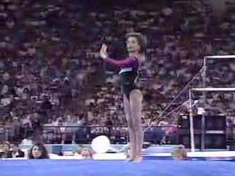 1990 Goodwill Games Henrietta Onodi Floor Exercise