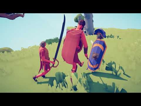 Alexander & Leonidas vs  Every Unit TABS Modded Battle #1