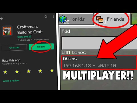 How To Make ONLINE MULTIPLAYER SERVER in Craftsman UPDATE - Craftsman building craft