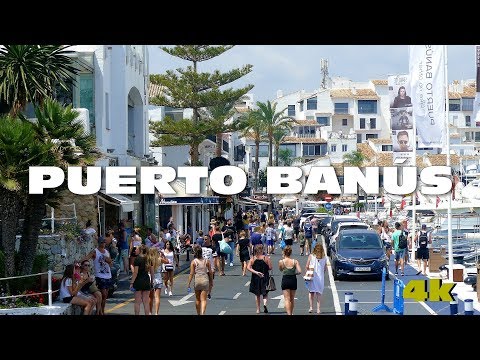 PUERTO BANUS - Marbella - Malaga Spain 4k