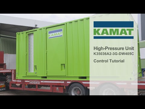 Control of a KAMAT High-Pressure Unit (Container)