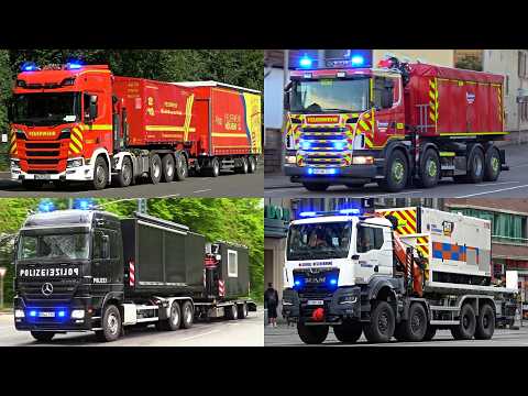 [BEST OF WLF!] Feuerwehr, SEK & Polizei | 37 WECHSELLADER auf Einsatzfahrt
