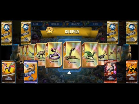 Jurassic World Rare Packs Opening! Jurassic World The Game| R #371