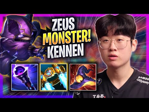 ZEUS IS A MONSTER WITH KENNEN! - T1 Zeus Plays Kennen TOP vs Rengar! | Season 2023