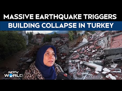 Turkey Earthquake | Buildings Collapse After Strong Earthquake Shook Western Turkey Late Monday