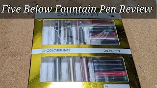 Five Below Gold Box Fountain Pen Set Review: Is It Worth It?