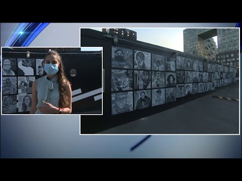 Nurse featured in Brooklyn mural urges NYers to wear a mask