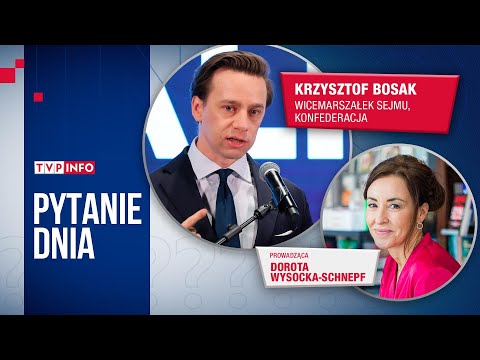 Krzysztof Bosak: polityków trudno skazać, bo są sprytni i uchwalają prawo pod siebie | PYTANIE DNIA
