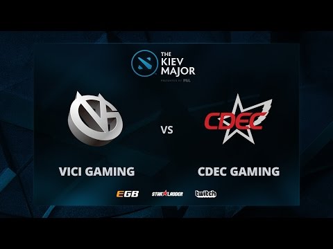 Vici Gaming vs CDEC Gaming, Game 1, The Kiev Major CN Main Qualifiers Play-Off