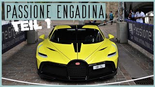 Passione Engadina 2022 Teil 1 - Bugatti Insanity - Divo, Chiron SS, Veyron, Type 57S Atalante