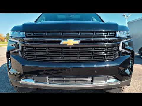 5 minute Easy Overlay Chrome Delete for your 2021-2024 Chevrolet Tahoe or Suburban grill ABS6512BLK