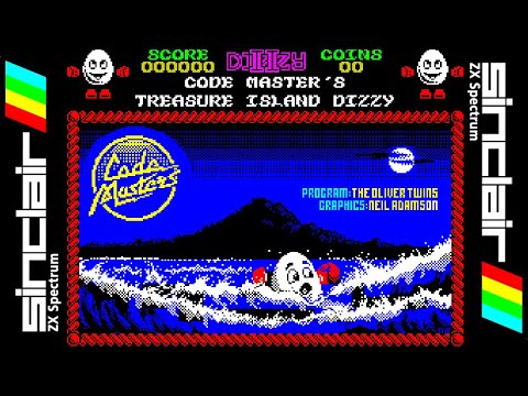 DIZZY II - TREASURE ISLAND DIZZY (1988) Walkthrough, ZX Spectrum