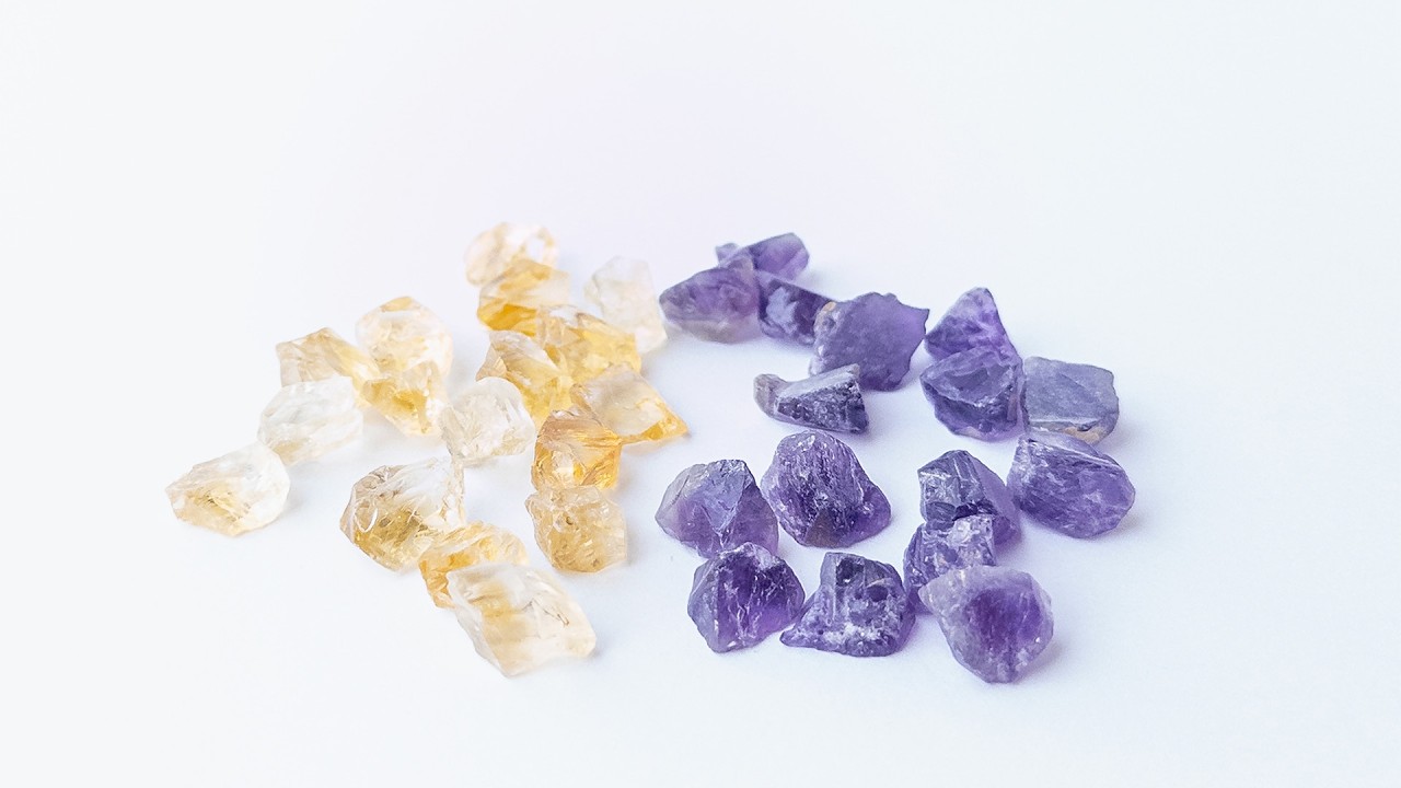 Citrine & Amethyst | Undrilled Rough | 9-11mm Bead Size | 33 Pieces | 149 Carats video