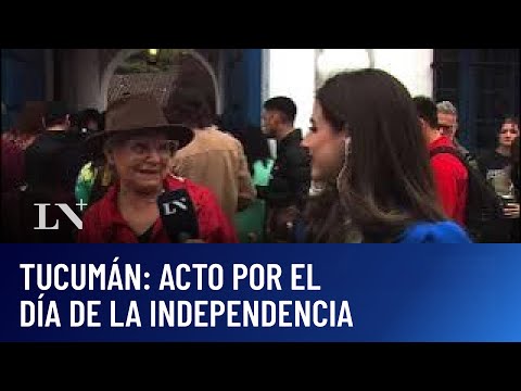 Tucumán: acto por el día de la Independencia; 9 de Julio