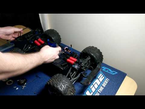Traxxas Erevo 1/10th Brushed to Brushless Conversion Video 1 of 2