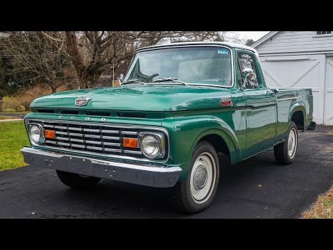 1963 Ford F-100 292ci V8 Walk-around Video