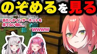 のぞめるを眺める【にじさんじ/切り抜き/あらなみマイクラ/獅子堂あかり】
