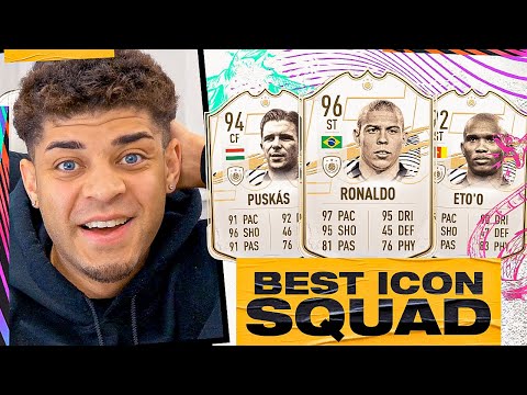 BEST POSSIBLE ICON TEAM w/ 96 RONALDO, 94 PUSKAS and 92 ETO! | FIFA 21 ULTIMATE TEAM