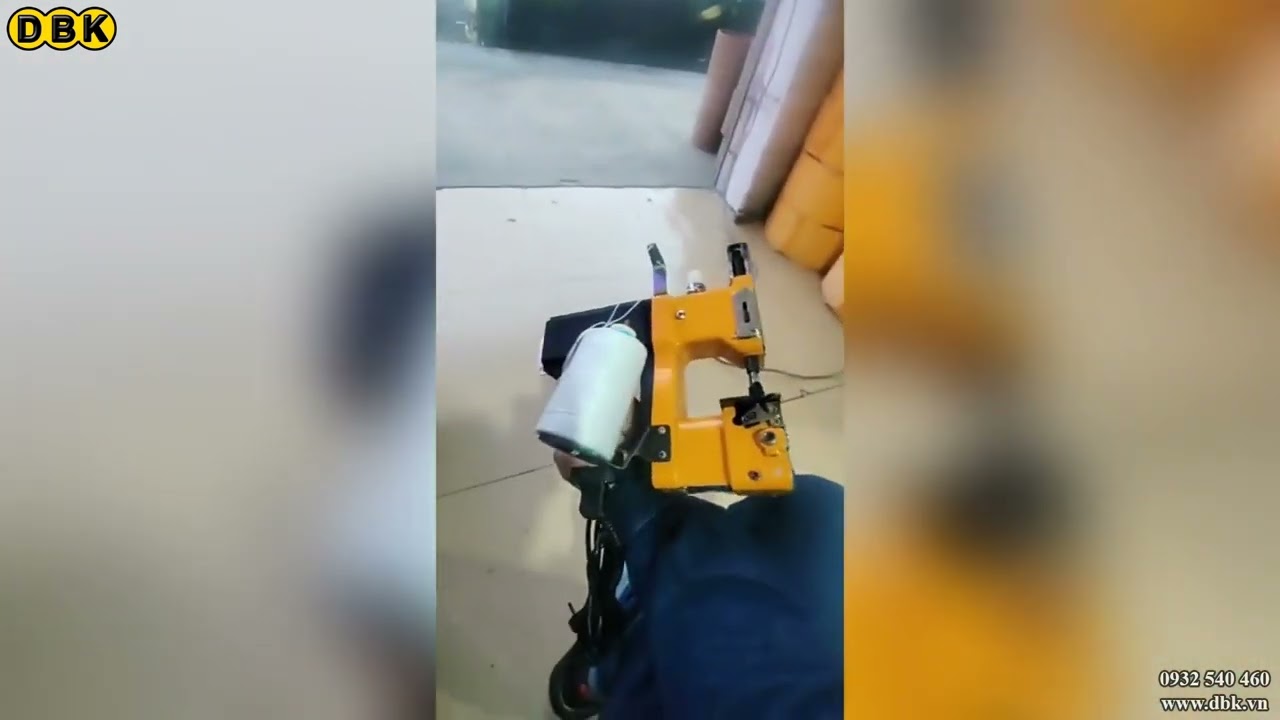 Video Máy may bao TMD GK9-950 (Có bình dầu) - Máy may bao chạy điện DBK GK9-900A 220v (Có bình dầu)