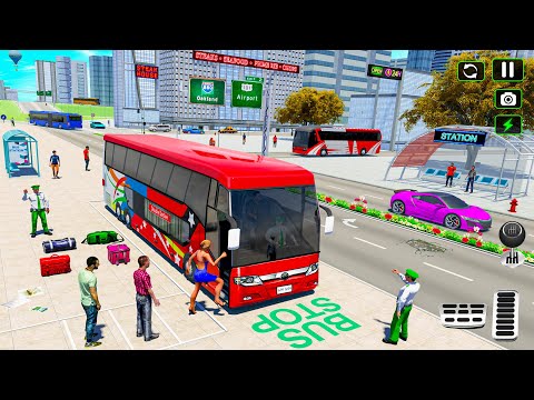 Coach Bus Driving Simulator - city bus simulator - android gameplay HD 60FPS #2