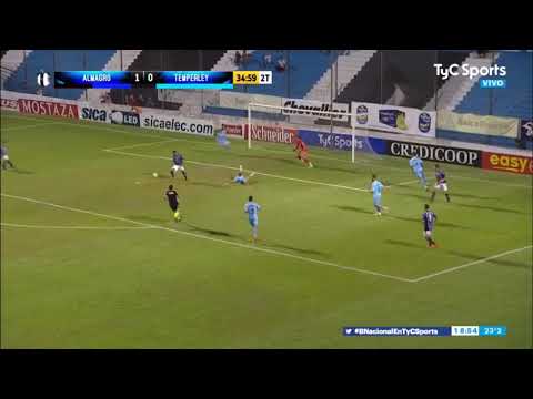 Almagro 2 Temperley 1 - Primera B Nacional 2018/19 (Fecha 24)