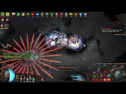 Poe 3.10 (Delirium) - Upando Level 100 - Scion Ethereal Knives Stack Heralds