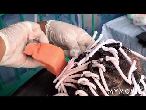 Tecnica de ondulacion en cabello canoso