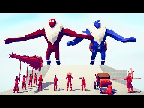 ICE GIANT+ FIRE GIANT vs EVERY FACTION | TABS - Totally Accurate Battle Simulator