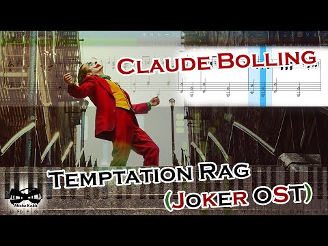 Claude Bolling - Temptation Rag (Joker OST) [Piano Tutorial | Sheets | MIDI] Synthesia
