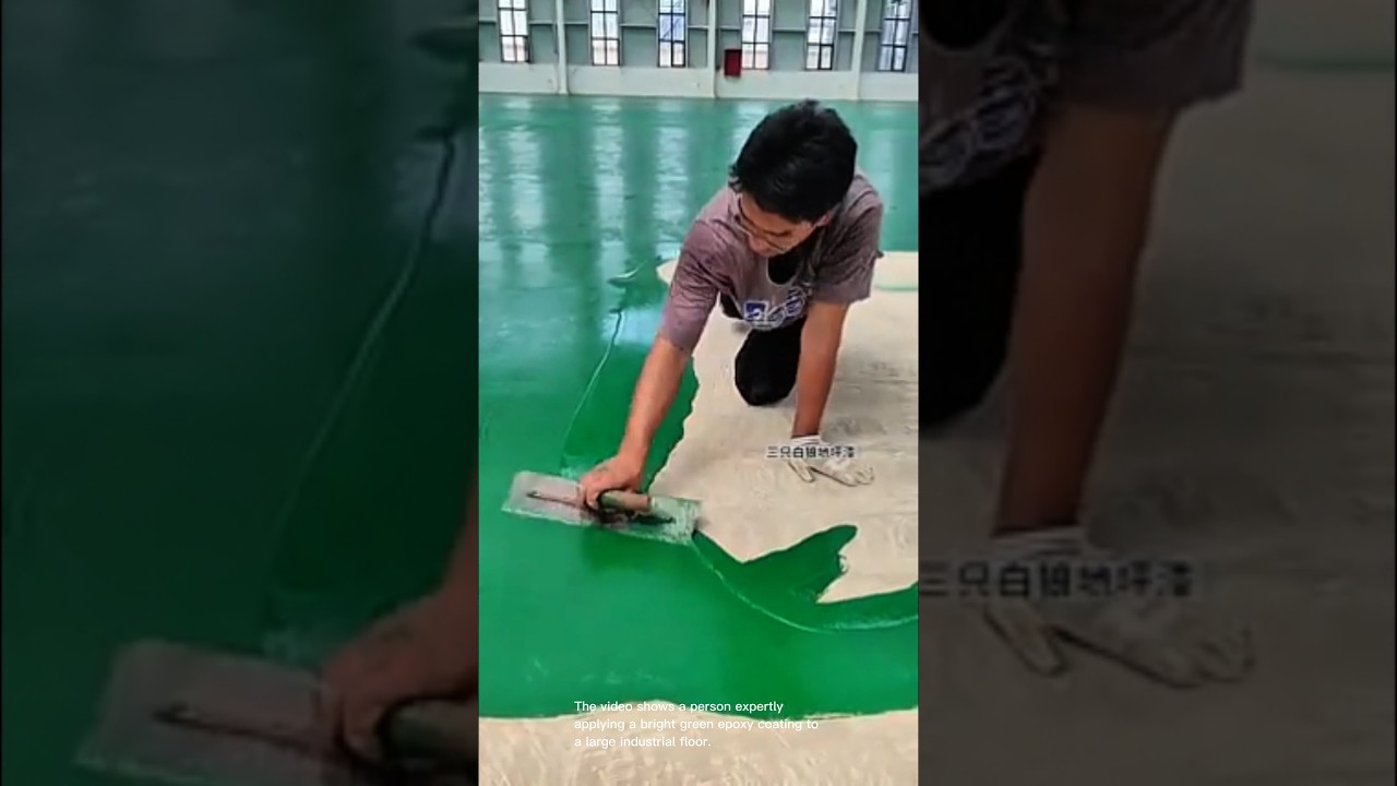 Floor coating installation: expert epoxy floor application