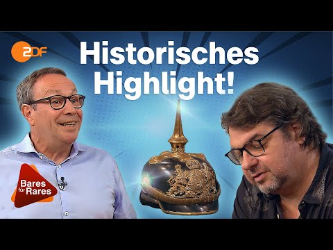 Kellerfund aus Königszeiten: Preußische Pickelhaube sorgt für Sensationsduell | Bares für Rares
