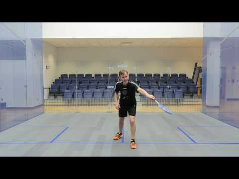 Squash tips: Backhand drop technique