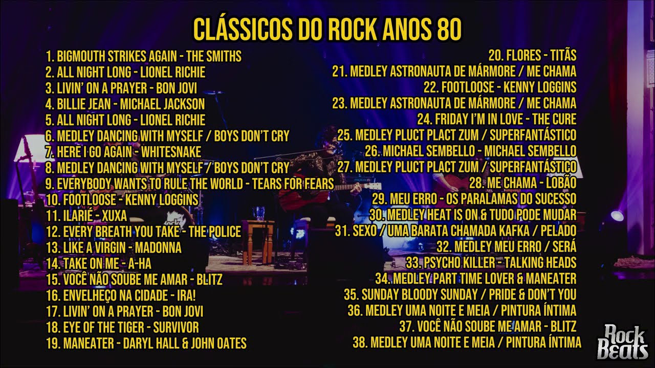Banda Rock Beats - Coletânea Clássicos do Rock Anos 80