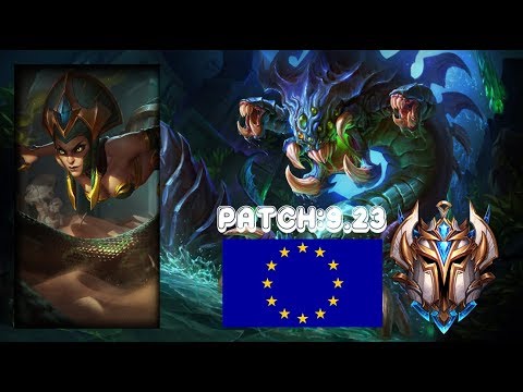 [EUW] LEAGUE OF LEGENDS - CHALLENGER - Cassiopeia [xKenzuke] - 9.23
