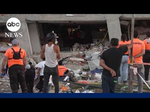 Rescue teams in Venezuela find signs of life 1 week after quakes as death toll soars