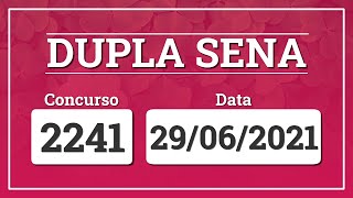 Capa de DUPLA SENA 2241