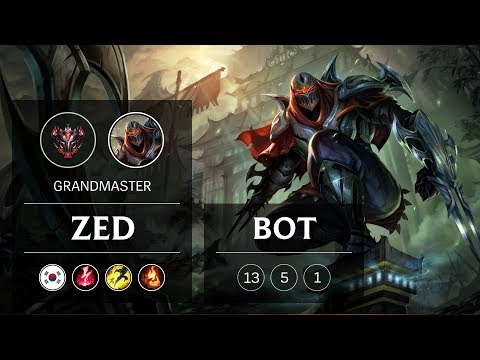 Zed Bot vs Ashe - KR Grandmaster Patch 9.4