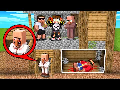 SCARY VILLAGER STOLE DASH'S HOUSE IN CHERRYWOOD DAY 8!!
