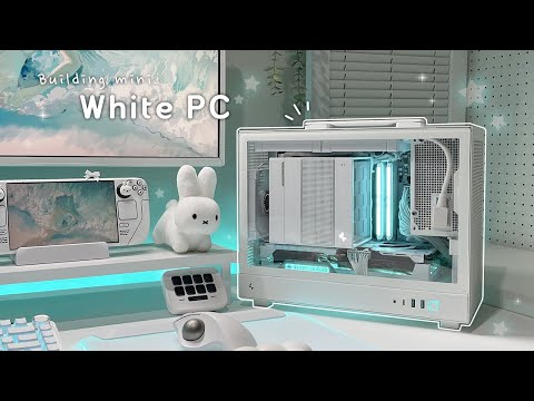 철가방?🤔손잡이가 달린 화이트 PC 셀프 조립기🌿💼| DeepCooL CH160 PLUS, ASSASSIN VC ELITE | Ryzen9 9950X3D, Radeon 9070XT