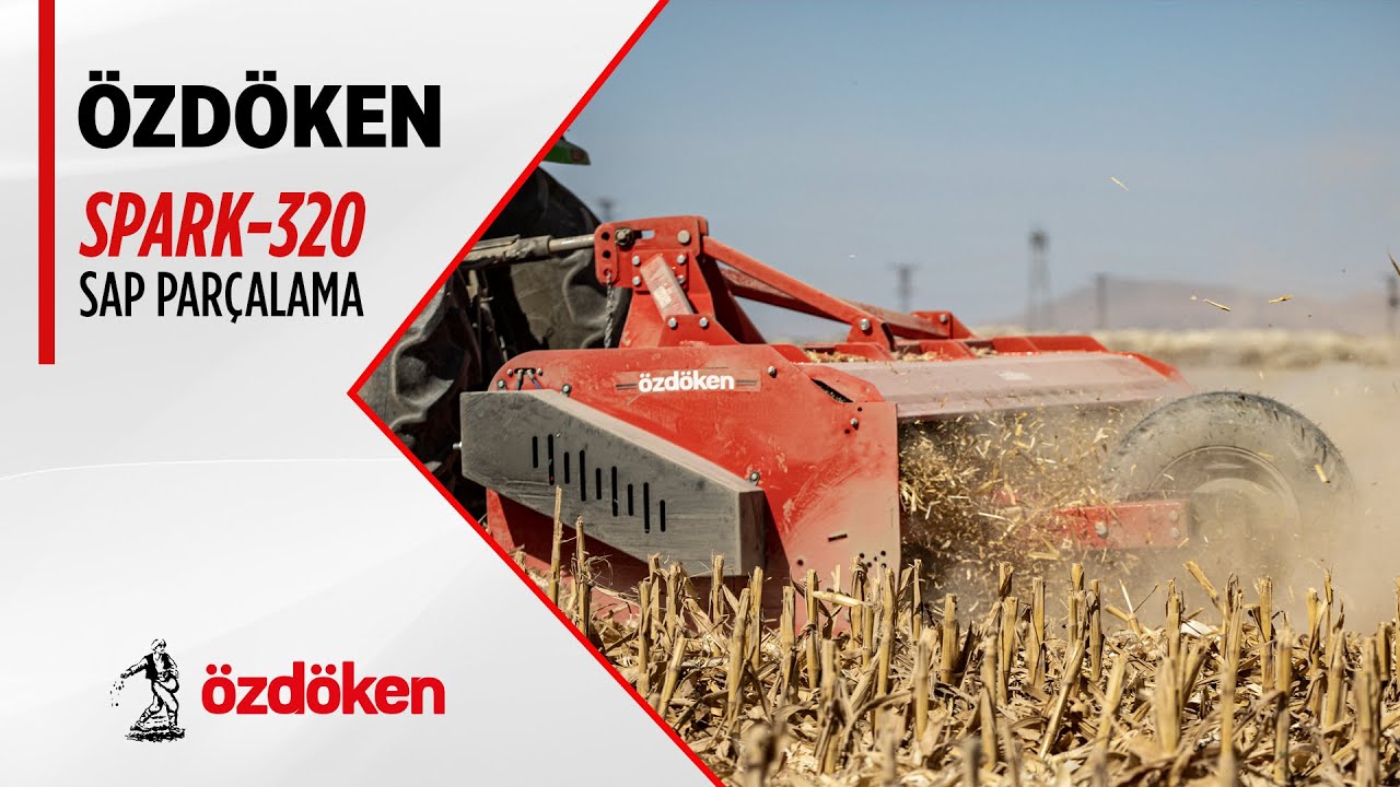 Özdöken Spark 2400 szántóföldi szárzúzó
