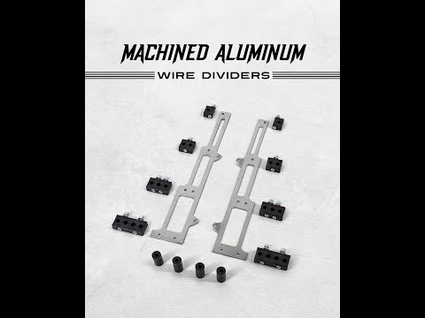 Vertical Style Machined Plug Wire Loom, Satin, Ford 351C/351M/400M