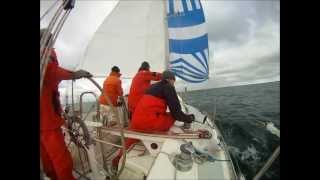 preview picture of video 'How NOT to set a spinnaker on Corio Bay'