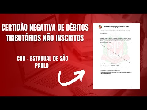 Vídeo: Certidão Estadual SP: emissão, consulta e validação