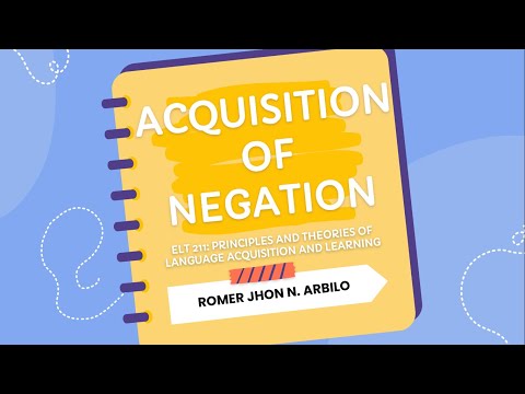 ACQUISITION OF NEGATION