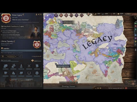 [Ironman] Crusader Kings 3 RC All Legacies in Year 867