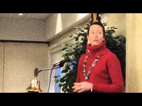 Karen Sanchez discusses Equine Assisted Therapy at Dublin A.M. Rotary