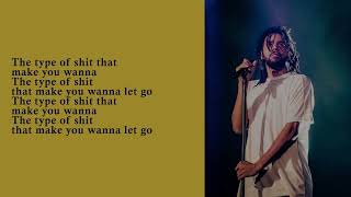 High For Hours - J. Cole (Lyrics)